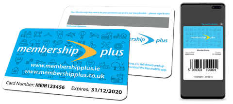 Image of membership plus card
