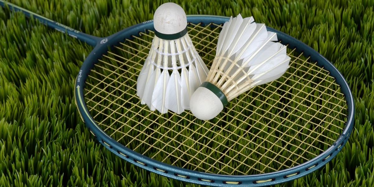 Badminton racket and shuttlecock