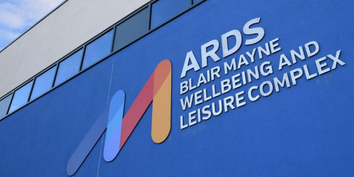 Graphic of Ards Blair Mayne logo