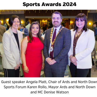 Sports Awards guest speaker, Chair, Mayor and Mc