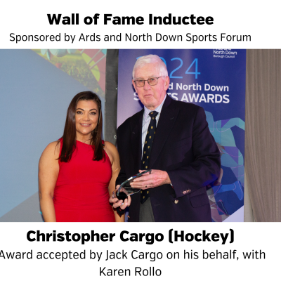 Wall of Fame Inductee 2024 accepted for Christopher Cargo